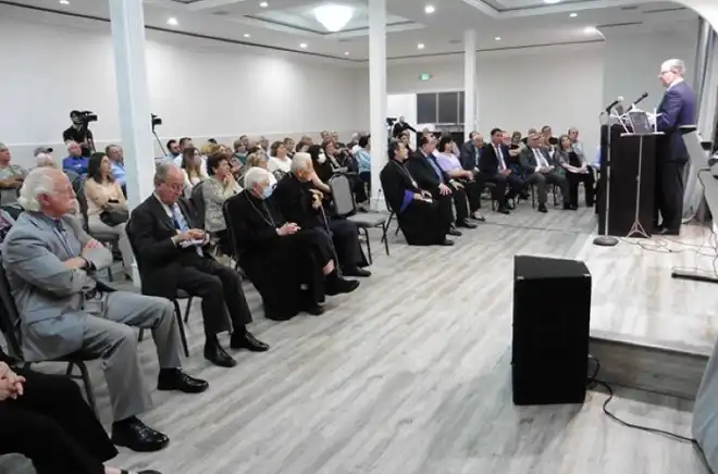 Լոս Անճելոսի մէջ. Յարգած են Հնչակեան Քսաններու յիշատակը. Խօսքերով հանդէս եկած են Տօքթ. Համբիկ Սարաֆեան եւ Տ. Յովնան արք. Տէրտէրեան