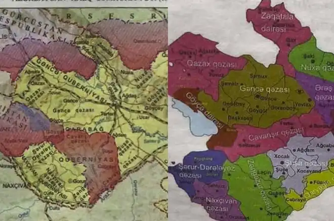 Ատրպէյճանցի զինուորներու մօտ գտնուած քարտէզներուն մէջ Հայաստանը կը ներկայացուի, որպէս ատրպէյճանական հող