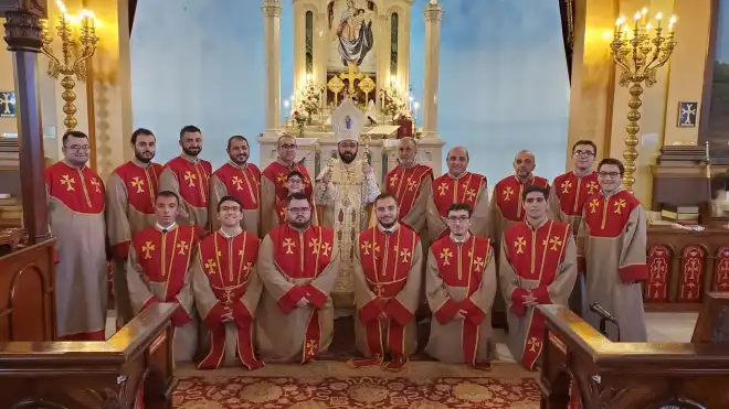 Հոգեգալուստի տօնը  Կլենտէյլի  Ս. Աստուածածին Եկեղեցւոյ մէջ. Պատարագը մատուցած է  Թեմակալ Առաջնորդ  Տ. Թորգոմ եպս. Տոնոյեան