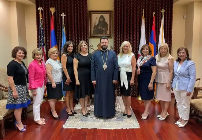 «ՀՕՄ-ը համայկական բանակ  է» Տ. Թորգոմ եպս. ընդունած է ՀՕՄ-ի պատուիրակութիւնը