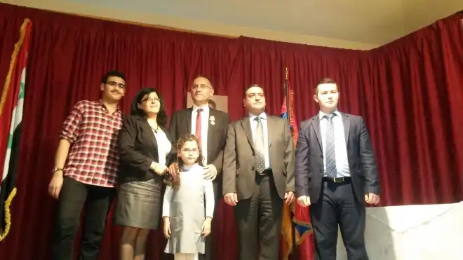 Քեսապի քաղաքապետ  Վազգէն Չափարեան  պարգեւատրուեցաւ    «Մխիթար Գոշ» մետալով