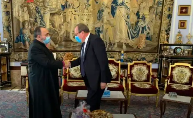 Իսրայելում Ռուսաստանի Դաշնության դեսպանն  այցելել է  Երուսաղեմի  Հայոց Պատրիարքարան