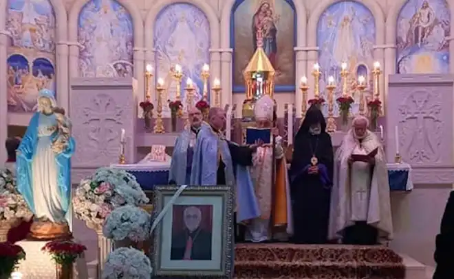 Այնճարի մէջ   յարգած  են    օրերս վախճանեալ   Տ. Գրիգոր-Պետրոս  Կապրոյեան Պատրիարքին յիշատակը