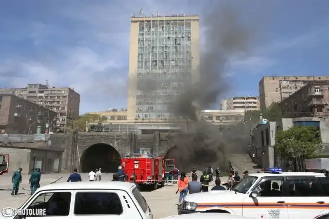 Գտնուած է Երեւանի մանկական փապուղիի հրդեհին կէտը. Այրած են հոսանքի լարեր