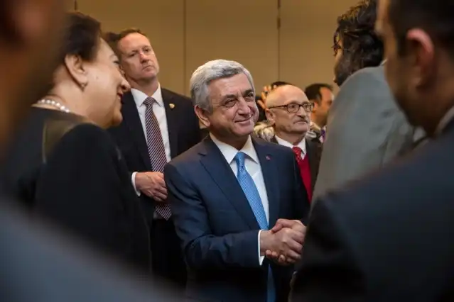 President Serzh A. Sargsyan of Armenia visits MIT